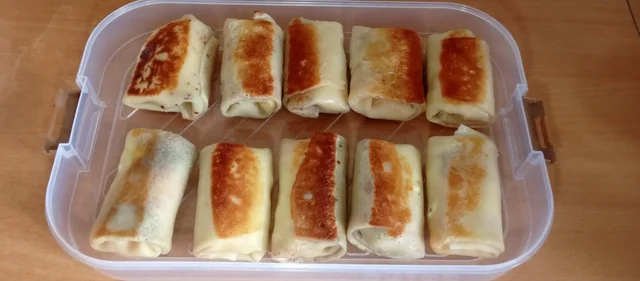 Блинчики с яйцом и сыром на заказ - Готовая еда в Минск