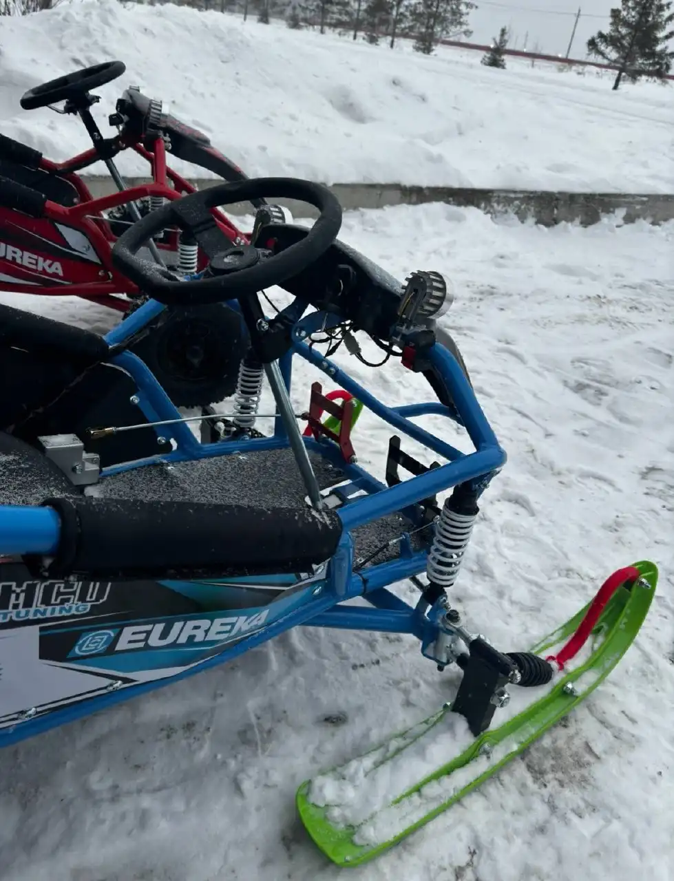 Детский снегоход квадроцикл багги