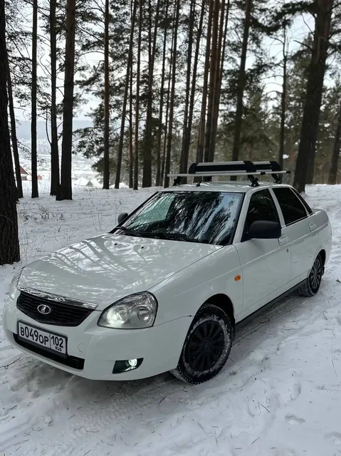 LADA Priora 2 2018 года, пробег 160 000 км, механика, ЭУР, сигнализация - Авто в Уфа