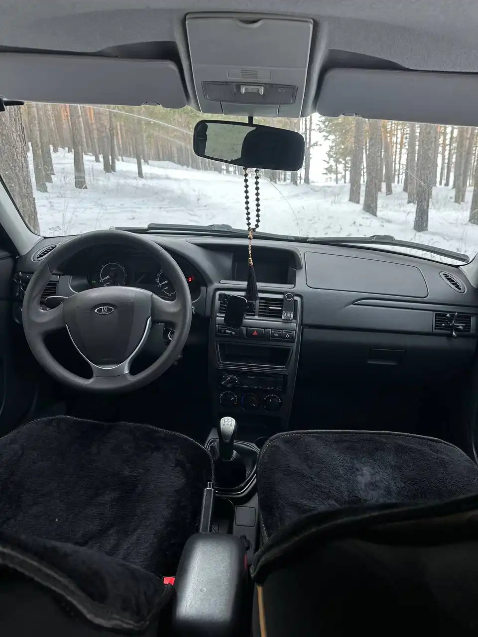 LADA Priora 2 2018 года, пробег 160 000 км, механика, ЭУР, сигнализация - Авто в Уфа