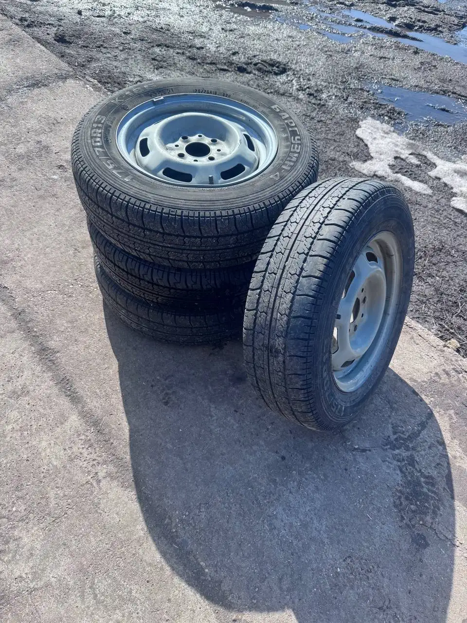 Летние колеса на ВАЗ 175/70р13 - Запчасти (Авто) в Уфа