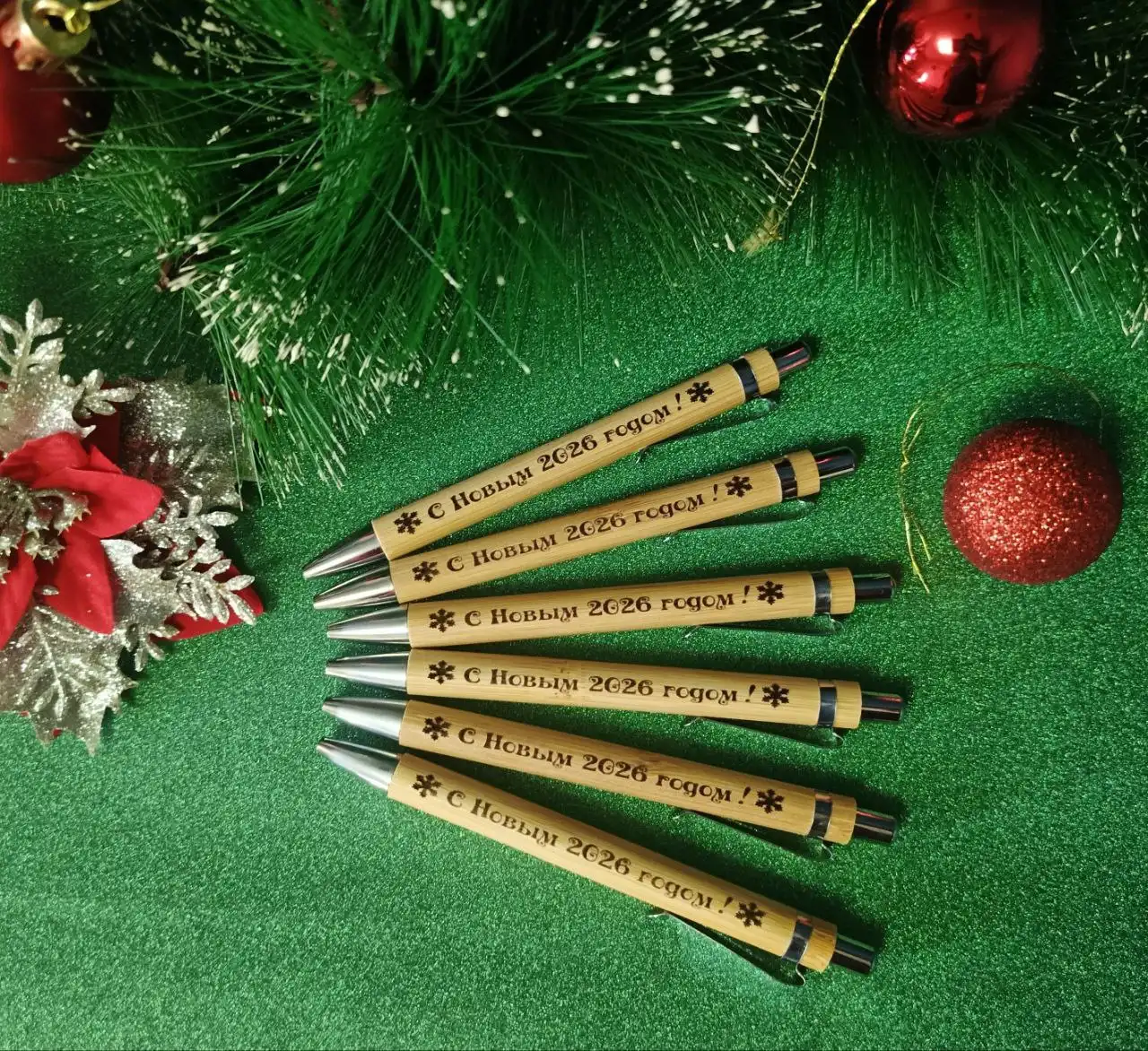 Именные и рекламные ручки к Новому Году 2026