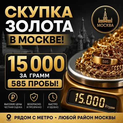 Честная скупка золота в Москве и области - частное объявление в Москва