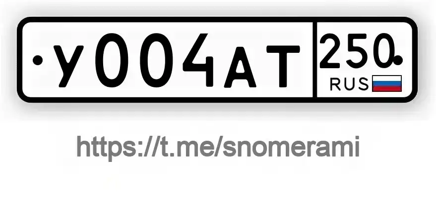 Продажа госномера У004АТ250
