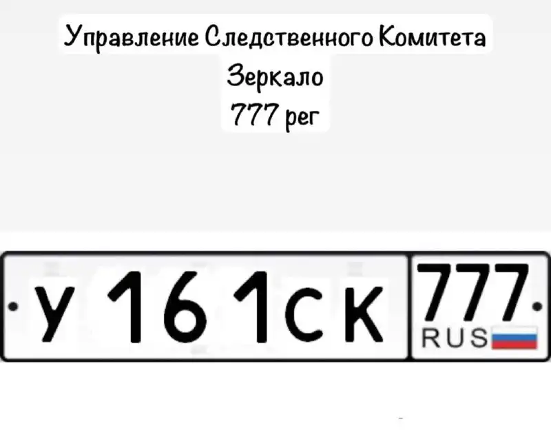 Продажа госномера У161СК777