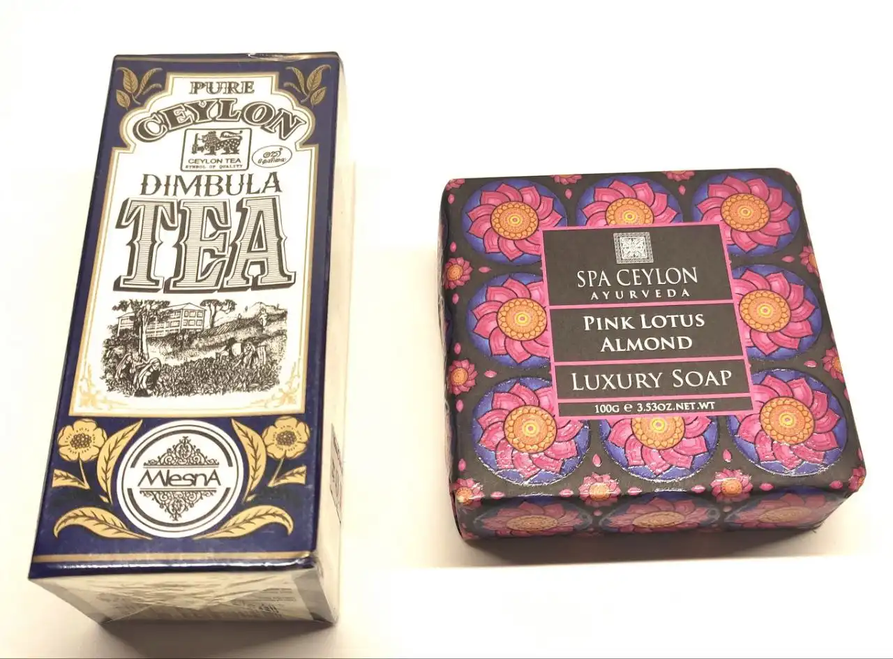 Чай цейлонский и мыло аюрведическое из Шри-Ланки