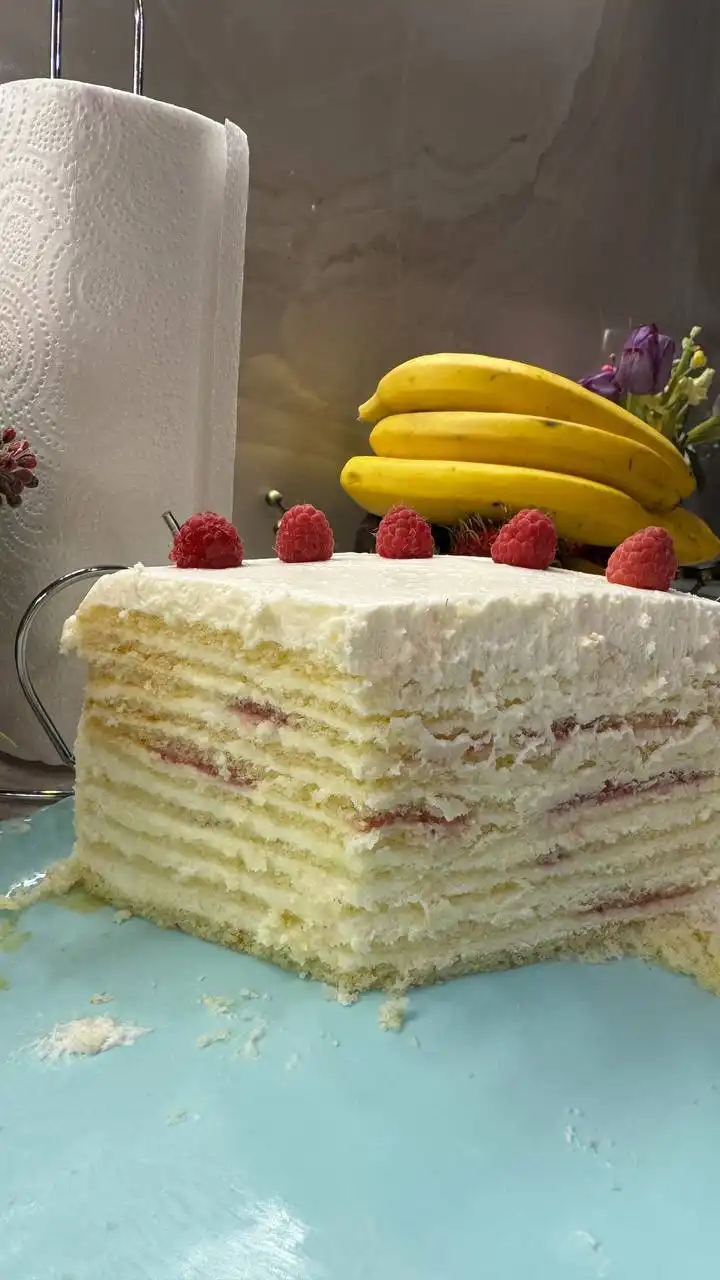 Торт Молочная девочка с кремом-чиз