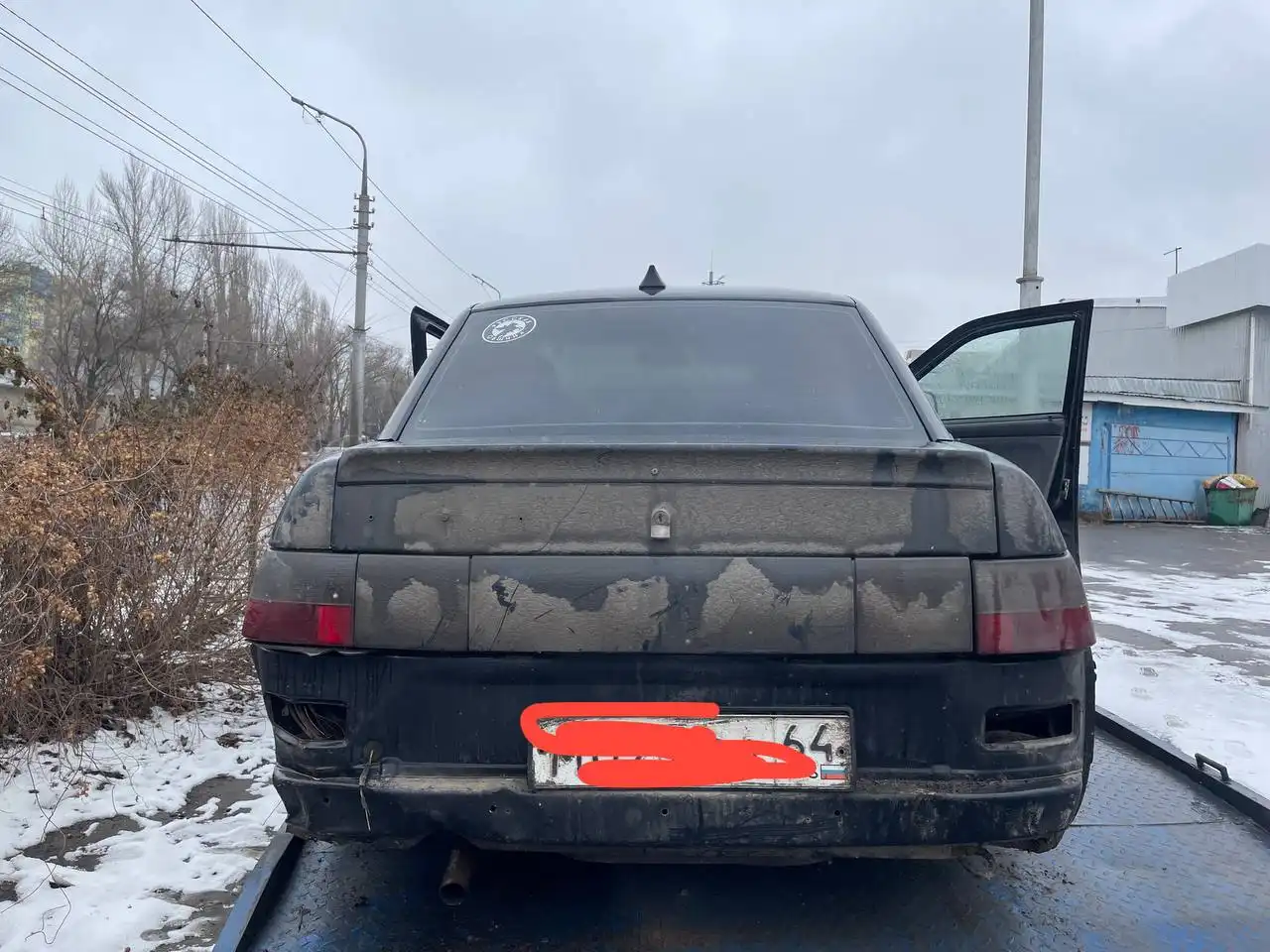 Разбор ВАЗ 2110, черный цвет, двигатель 124, запчасти - Автозапчасти (Запчасти) в Саратов