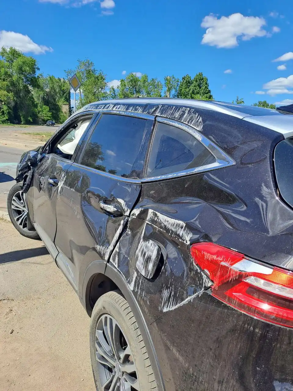 Haval F7 2020 года, после ДТП (перевёртыш)