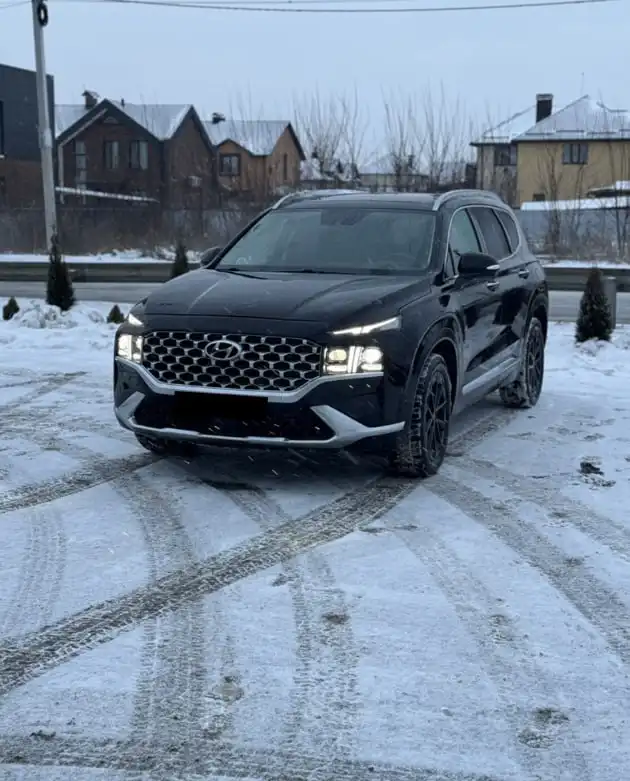 Hyundai Santa Fe 2020 г.в., черный, гибрид, 103 000 км - Авто в Москва