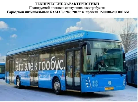 Тотальная распродажа электробусов Камаз 6282 - Чехлы в Москва