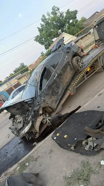 Toyota Camry XV70 2020 после ДТП - Эвакуаторы в Донецк