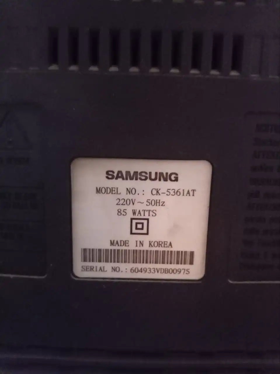 Телевизор Samsung в рабочем состоянии с новым пультом - Телевизоры (Электроника) в Иркутск