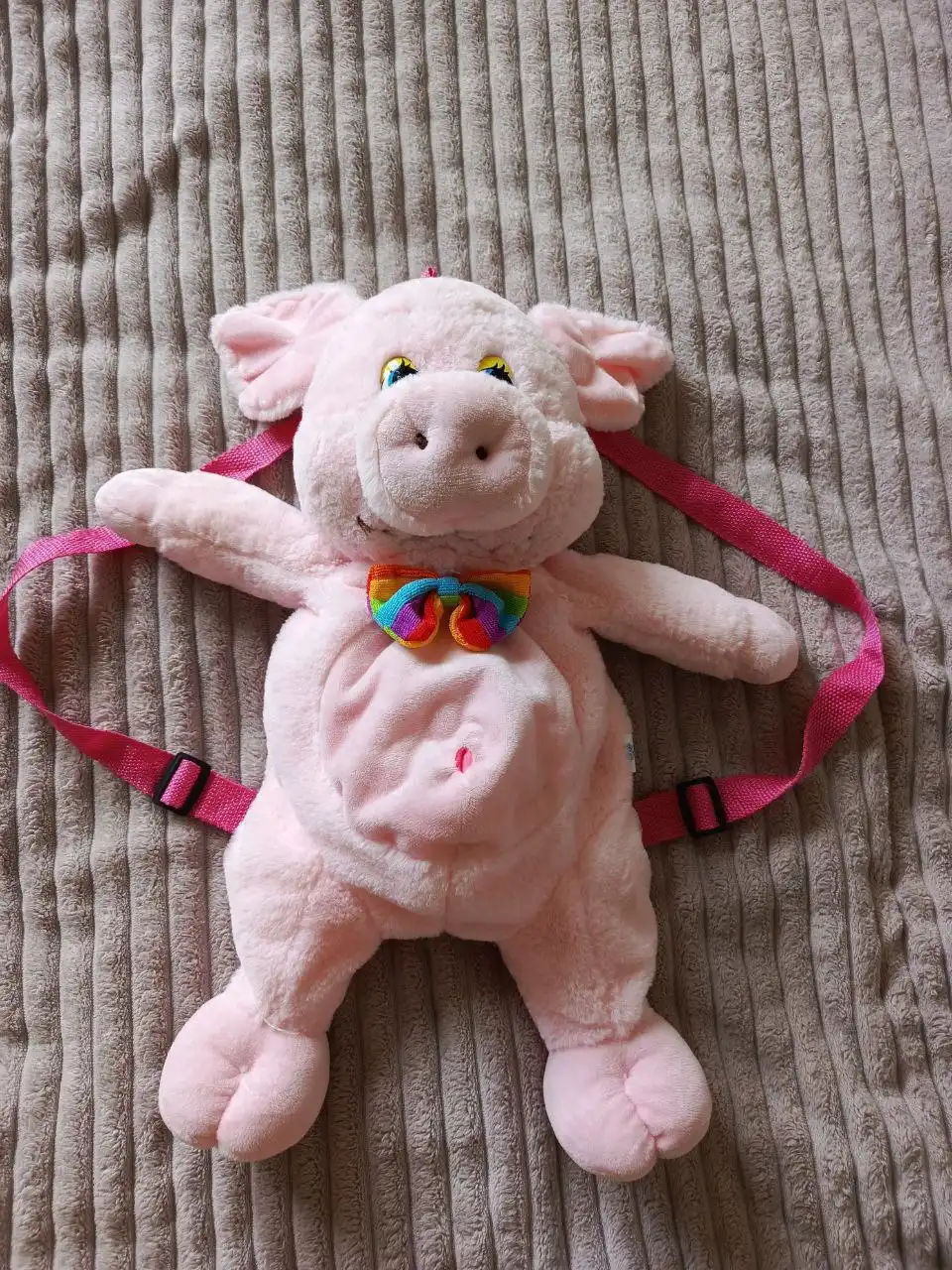 Хрюшка игрушка подушка рюкзак