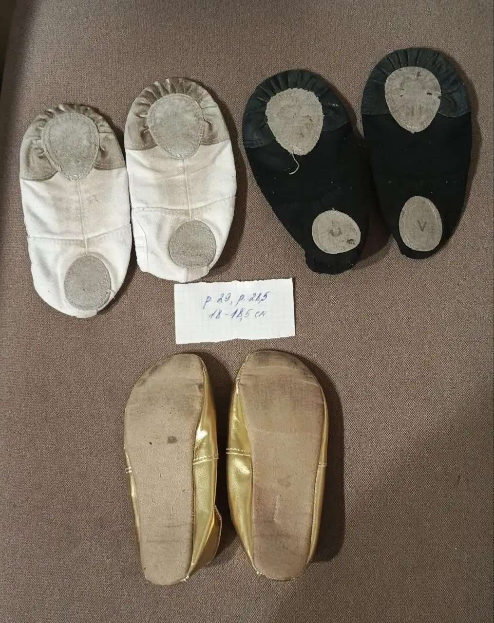 Чешки и балетки детские