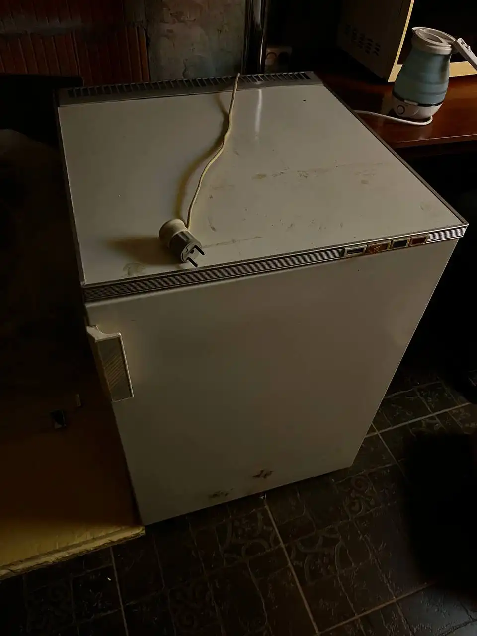 Морозильная камера в рабочем состоянии