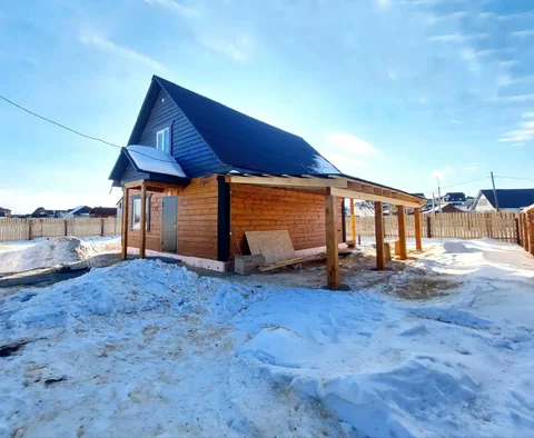 Дом из бруса 2 комнаты с террасой - Недвижимость в Неизвестно