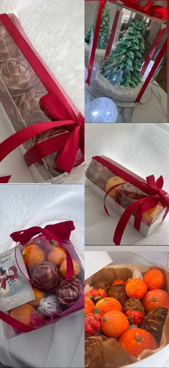 Зефирный новогодний комплимент