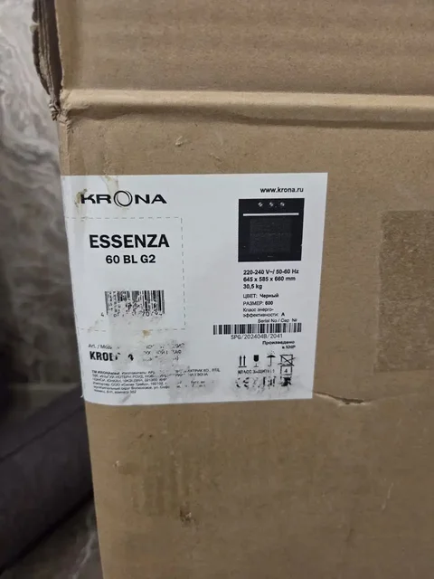 Духовой шкаф Krona ESSENZA 60 BL G2 - частное объявление в Москва