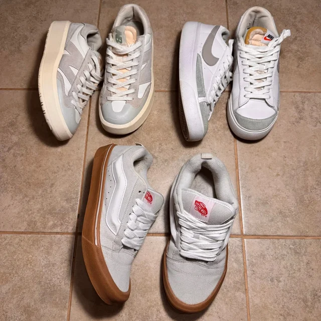 Кроссовки New Balance, Nike, Van's б/у (39-40 размер) - Жилетки в Москва