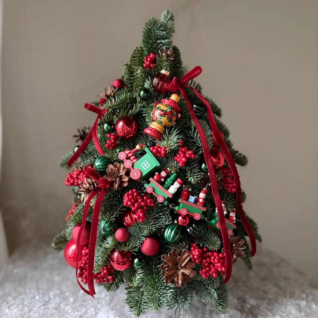 Новогодние композиции из датской ели