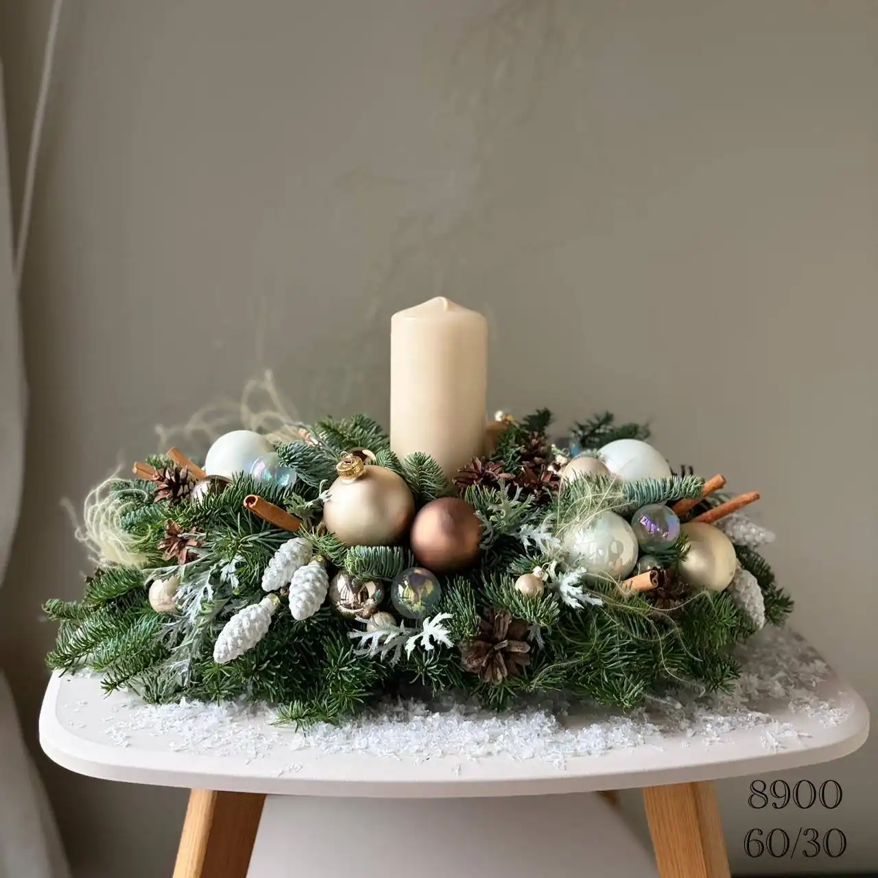 Новогодние композиции из датской ели