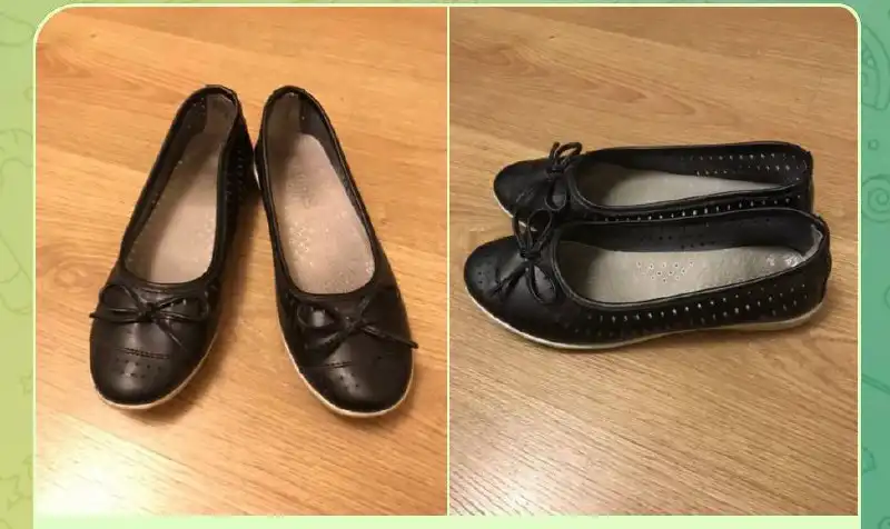 Балетки р.35 кожаные б/у