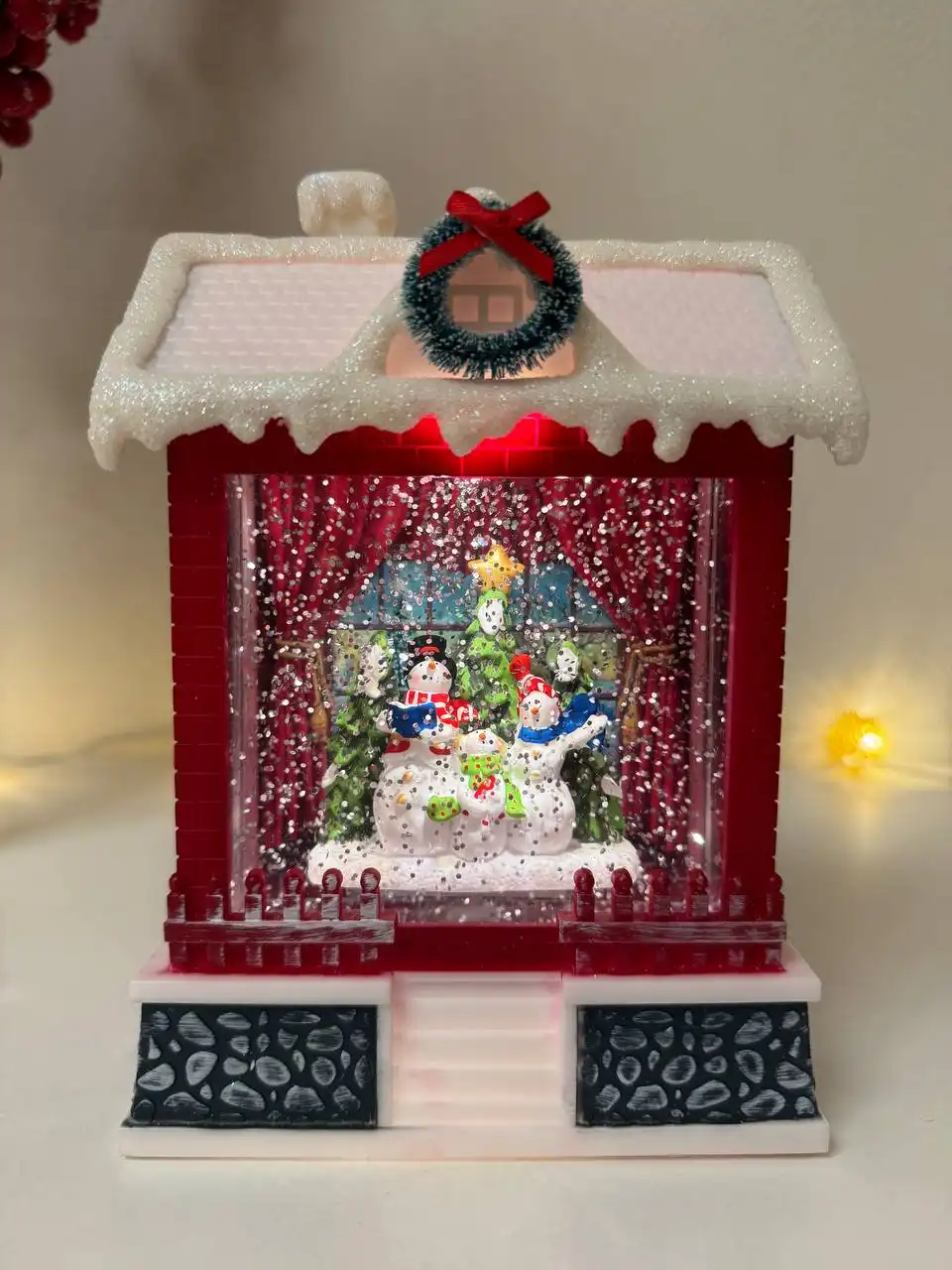 Новогодние фонари, свечи, кружки