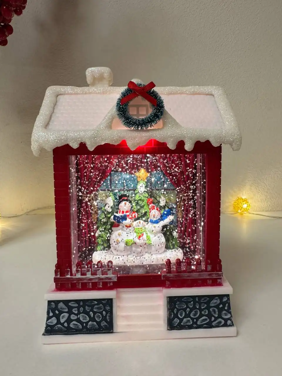 Новогодние фонари, свечи, кружки