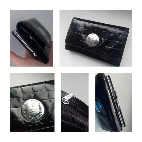 Кошелёк из натуральной лакированной кожи Sergio Valentini - Одежда в Москва