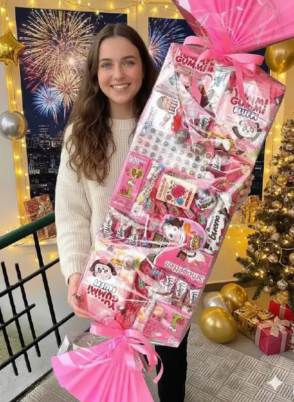 Новогодние гигантские конфеты 65*135см