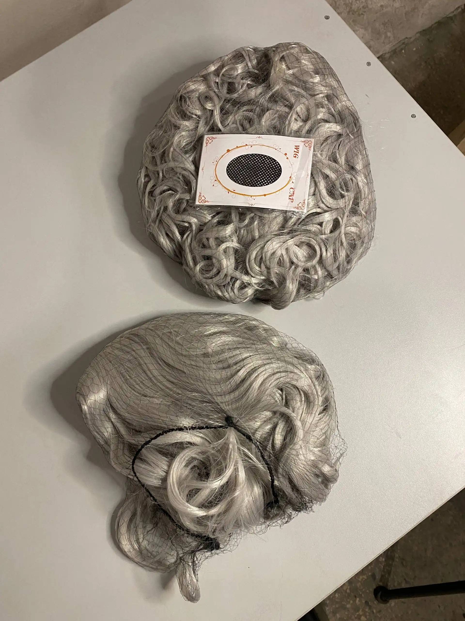 Парик и борода Деда Мороза