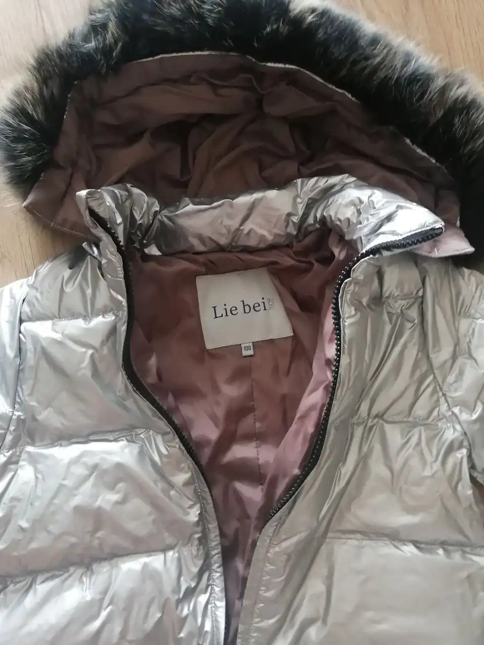 Детская куртка из натурального лисьего меха