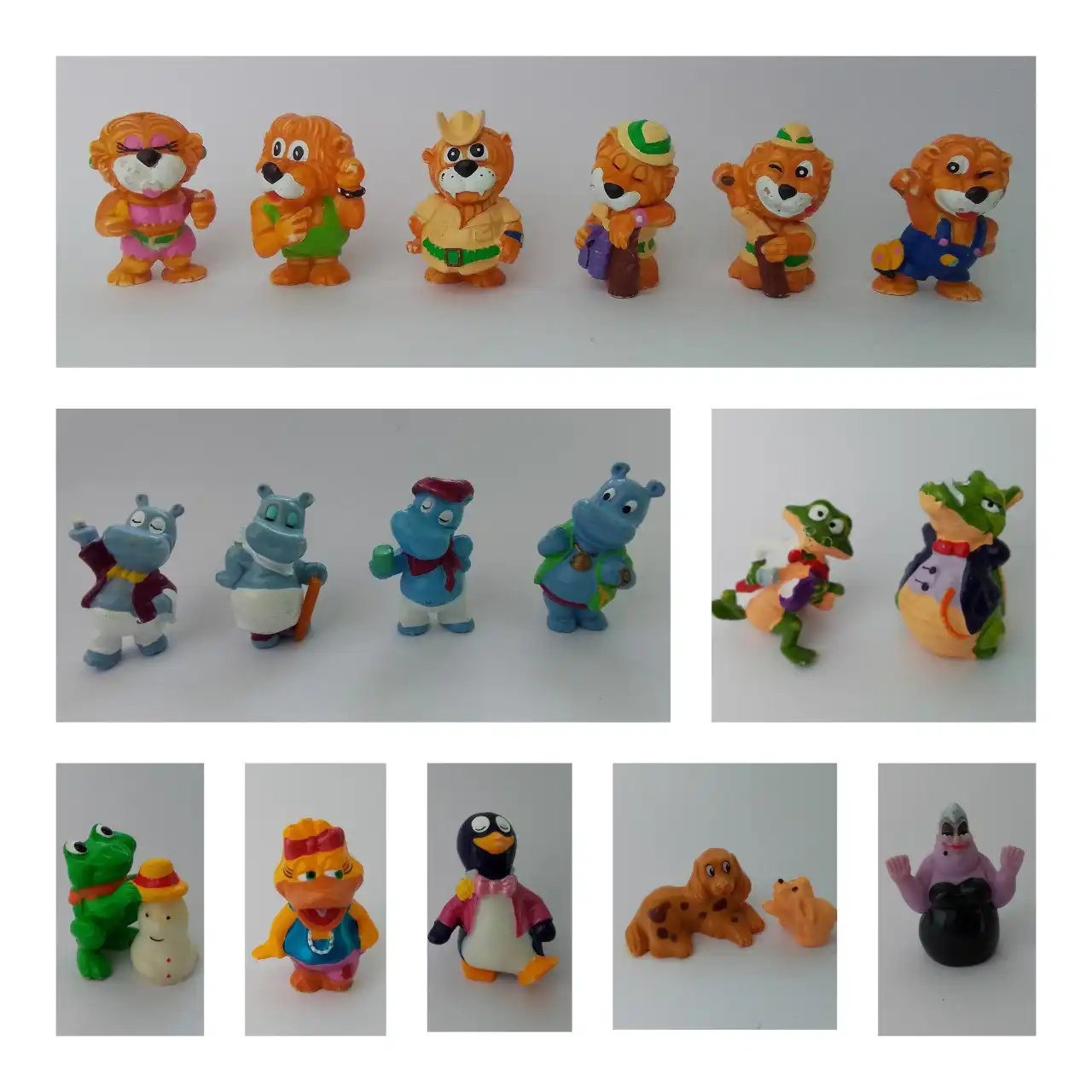 Игрушки из коллекций Kinder Surprise 90-х годов