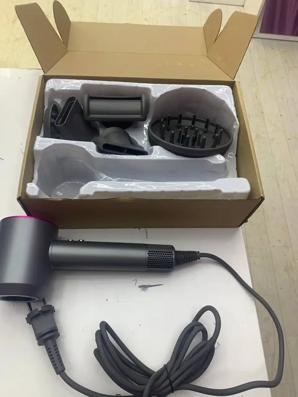 Фен Hair Dryer с 5 насадками