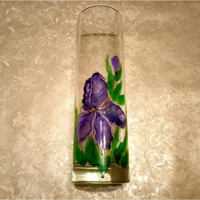 Ваза для цветов 'Флора' с ирисом - Барахолка в Москва