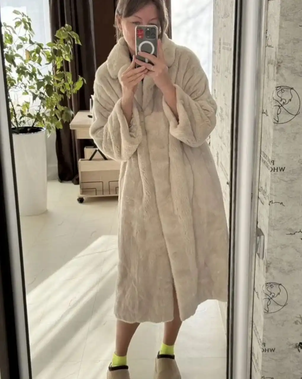 Норковая шуба без капюшона отличного состояния - Верхняя одежда (Одежда) в Москва