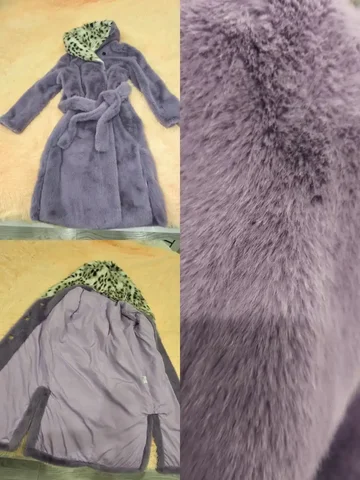 Новая шуба искусственная, цвет сиреневый, размер 46-48 - частное объявление в Москва