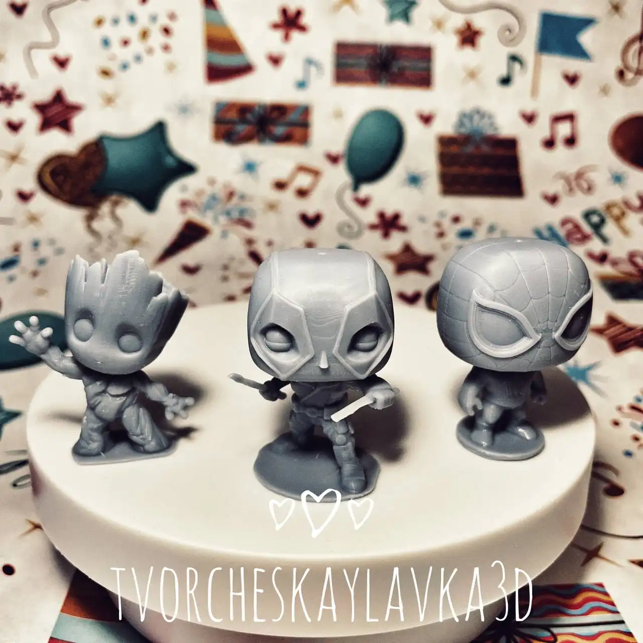 Миниатюры в стиле Funko Pop для коллекции и декора