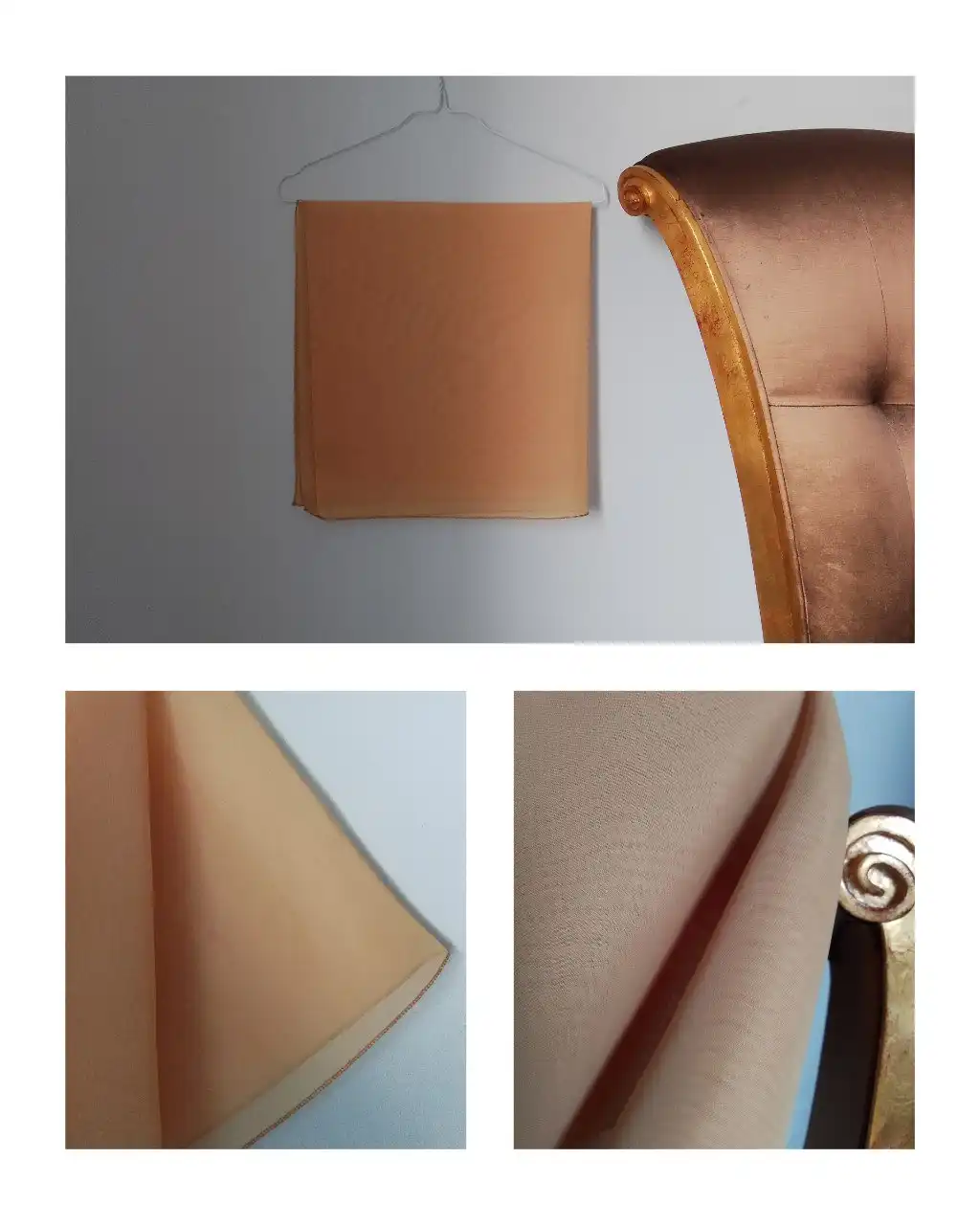 Стильный тонкий прозрачный платок цвета охры - Одежда (Барахолка) в Москва