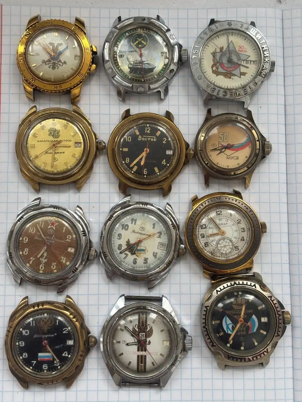 Продажа механических часов Восток на запчасти и ремонт - Антиквариат и коллекции (Барахолка) в Москва