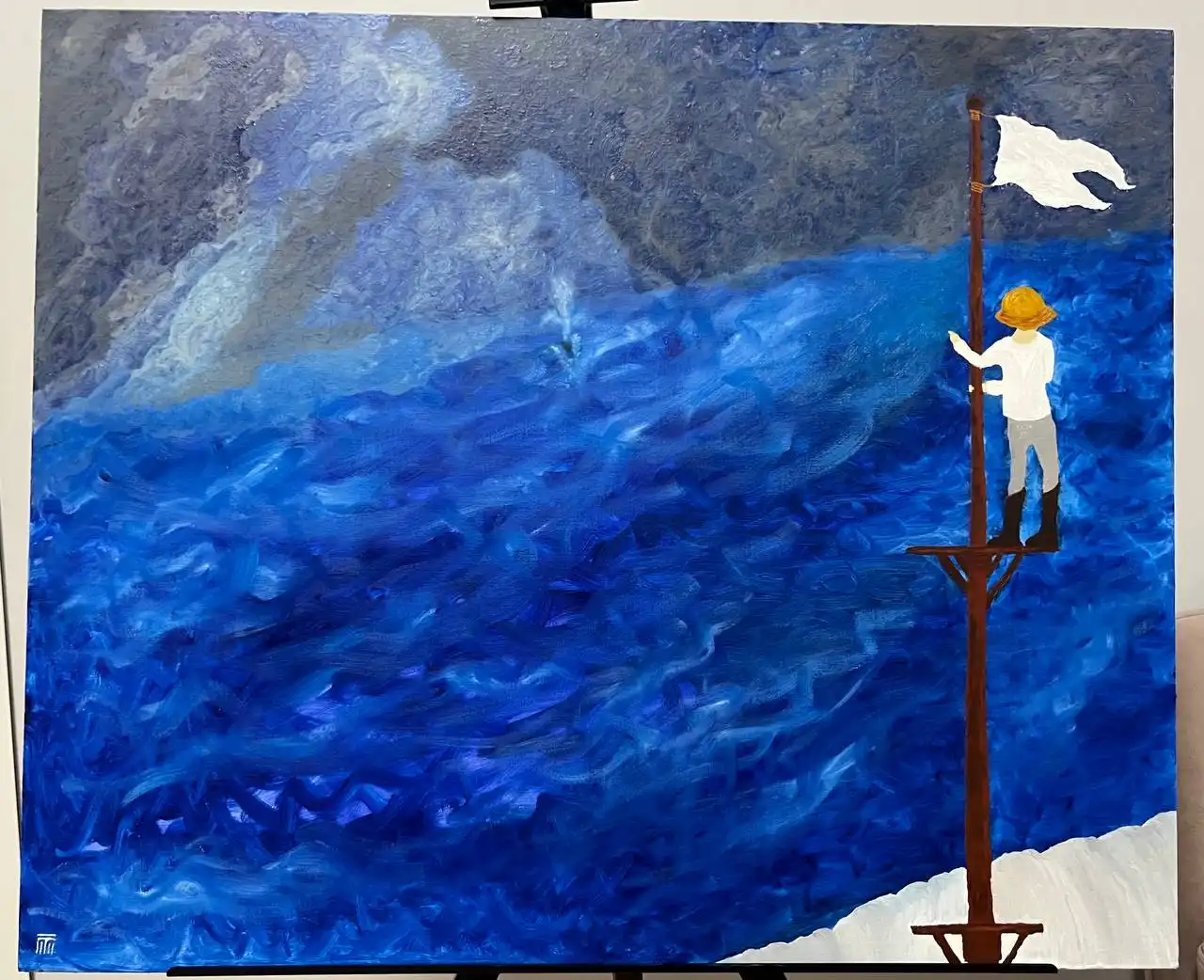 Картина маслом на холсте 60х50 см - Картины (Барахолка) в Москва