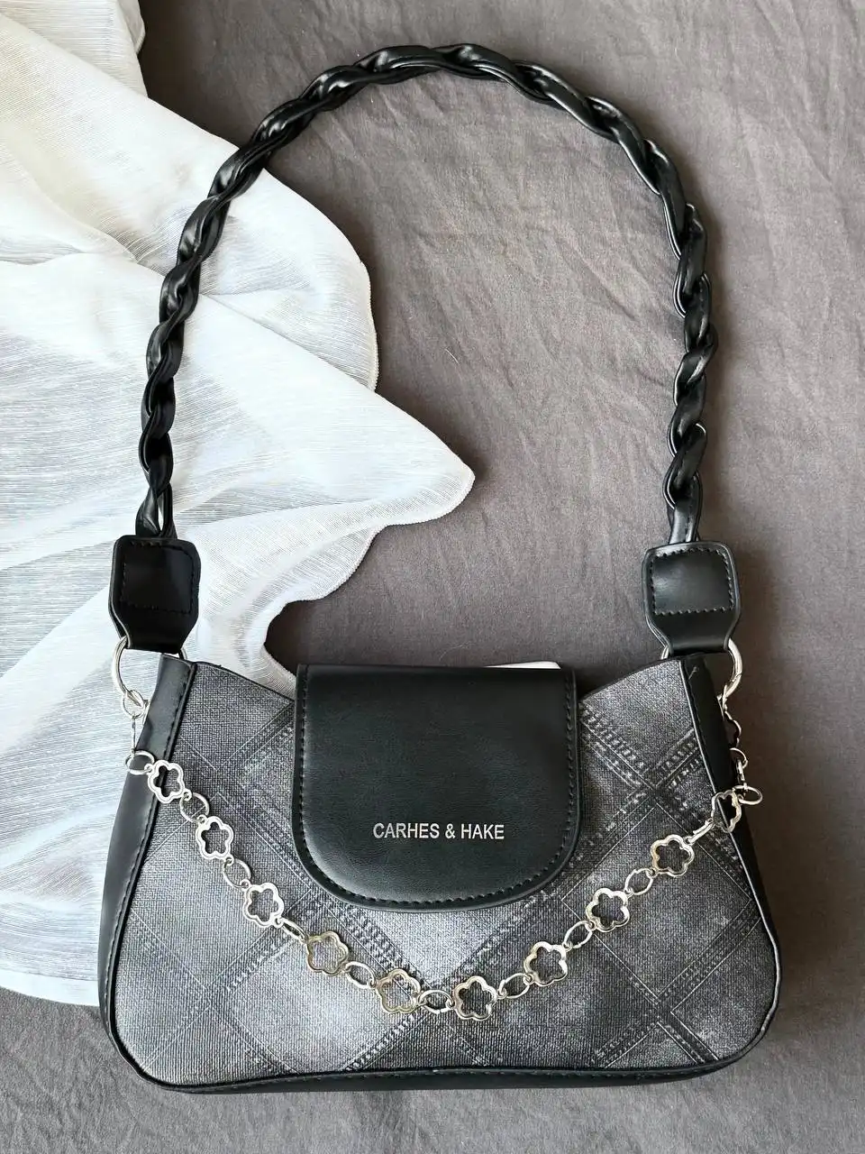 Женские сумки: шопер Deer, Marble белая, ридикюль - Барахолка в Москва