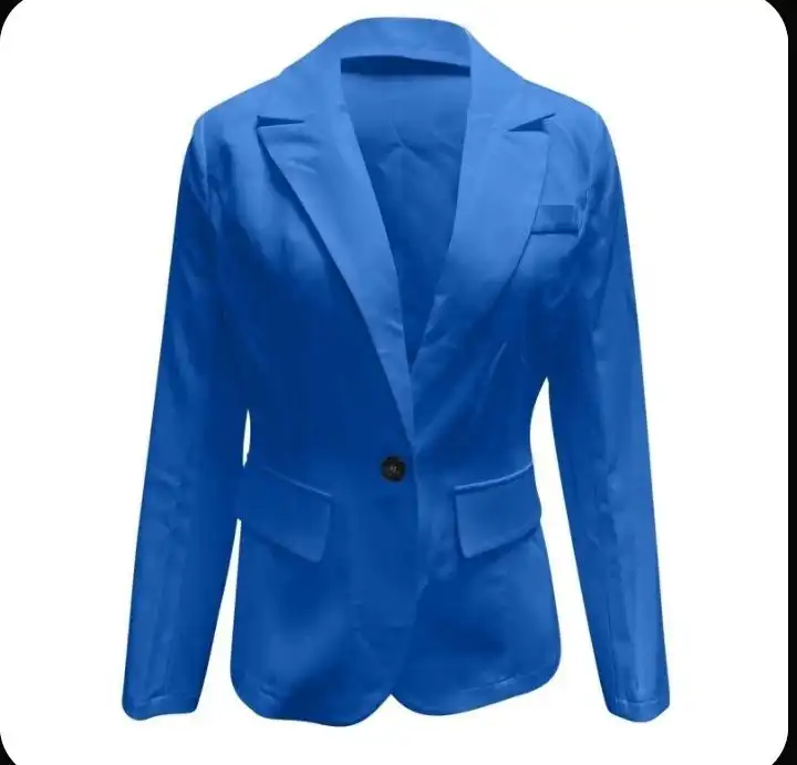 Женский пиджак синий размер 46 - Верхняя одежда (Одежда) в Москва