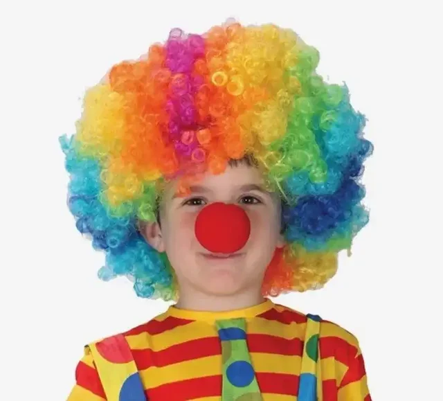 Парик и нос клоуна для детского утренника - Куклы в Москва