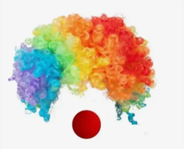 Парик и нос клоуна для детского утренника - Карнавальные костюмы и аксессуары (Хобби и отдых) в Москва