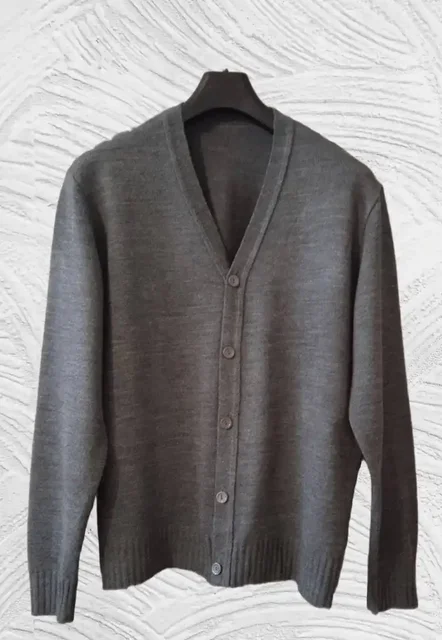 Джемпер мужской V-образный серый размер 48-50 - Костюмы в Москва