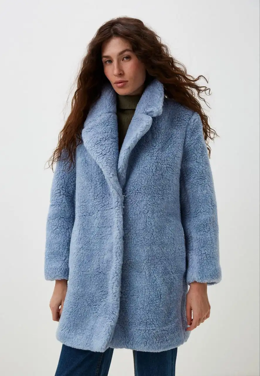 Шуба MATU новая, стриженая овечья шерсть - Одежда (Барахолка) в Москва