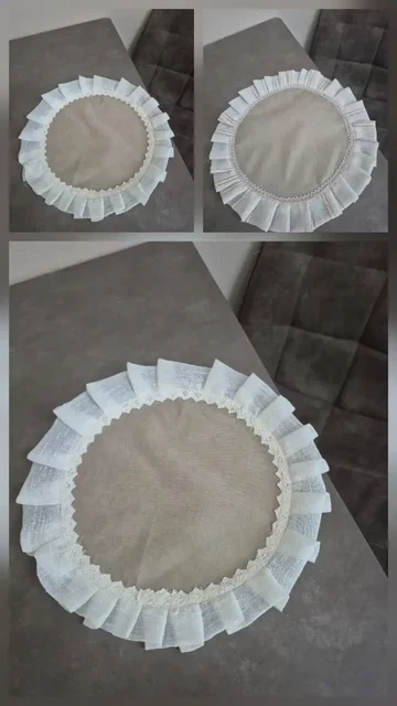 Сервировочные салфетки 35см с рюшем - Рюкзаки в Москва