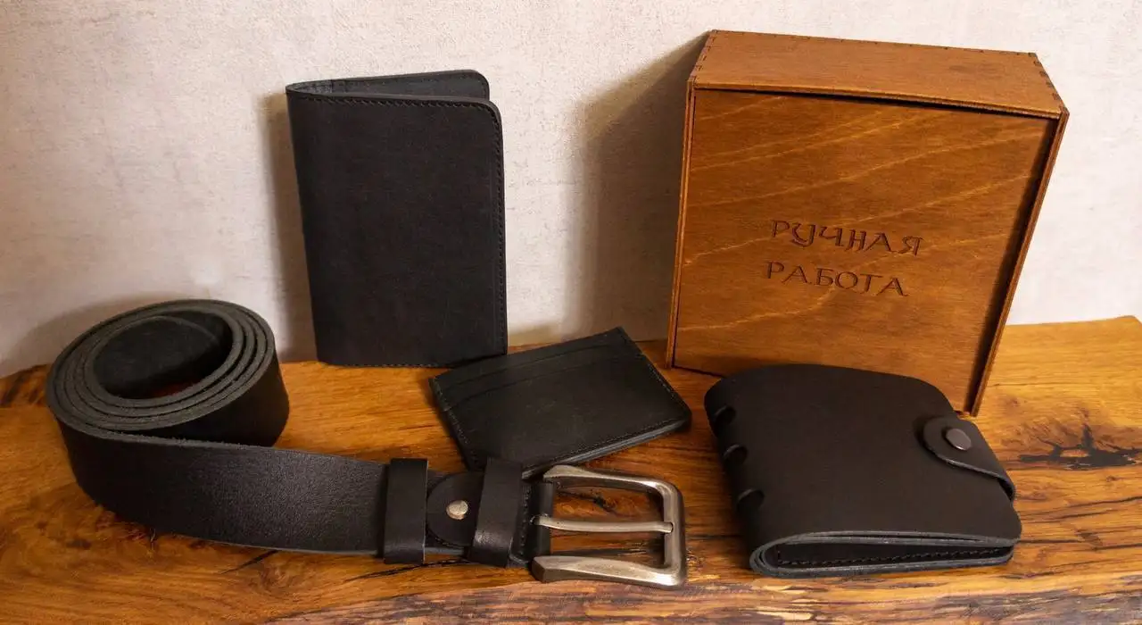 Продам новый набор «Комбо» из натуральной бычьей кожи - Барахолка в Москва